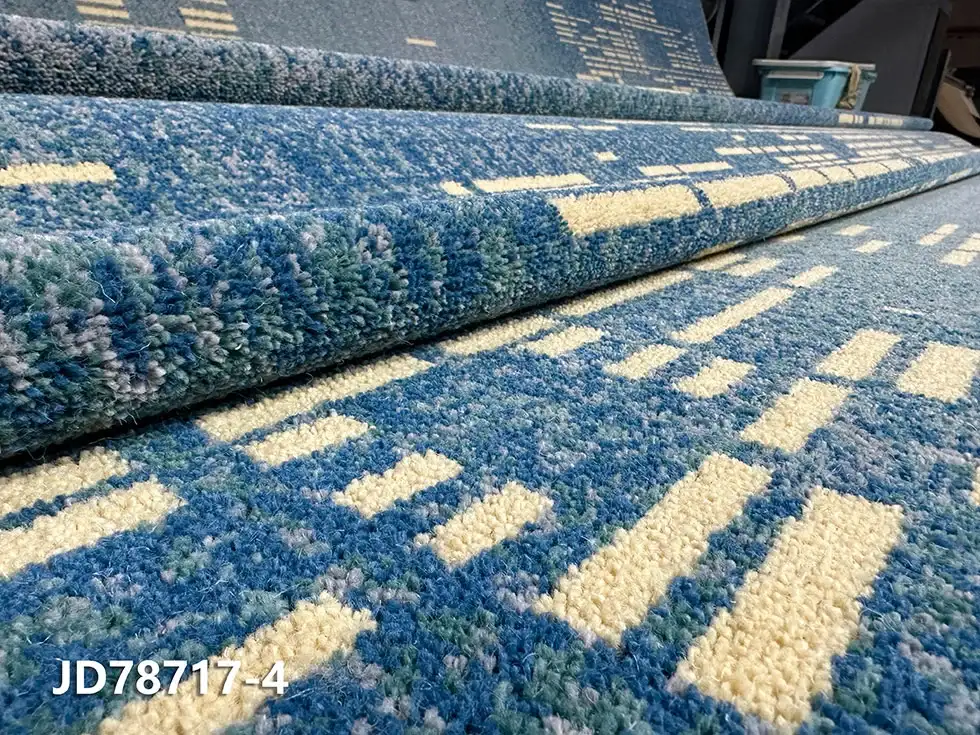Wool Woven Wall To Wall Carpet For Boutiques